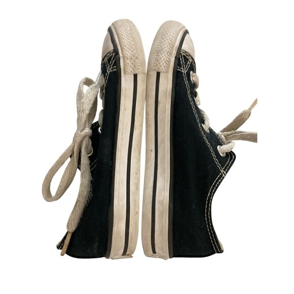 Converse All Star toddler  Size 9 Black Canvas sneaker Shoes - Picture 6 of 8